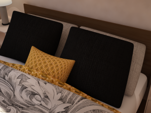 comfy bedroom Modèle 3D