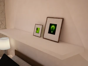comfy bedroom 3D Model