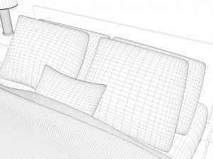 comfy bedroom Modèle 3D