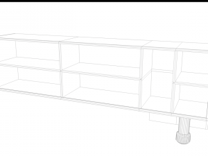 living room furniture 3D Модель