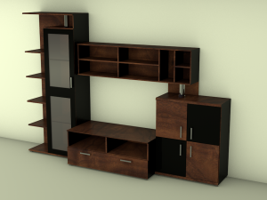 living room furniture Modèle 3D