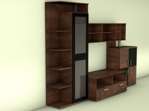 living room furniture 3D Модель