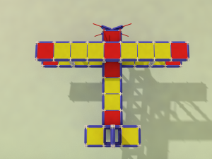 toy plane - toy truck 3D 모델