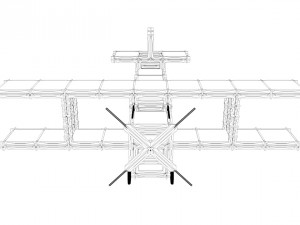 toy plane - toy truck 3D 모델