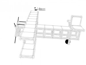 toy plane - toy truck 3D 모델