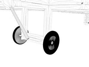 avi&atilde;o de brinquedo - caminh&atilde;o de brinquedo Modelo 3D