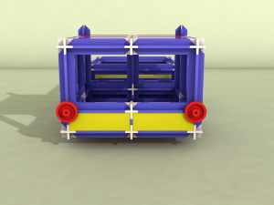toy plane - toy truck 3D 모델