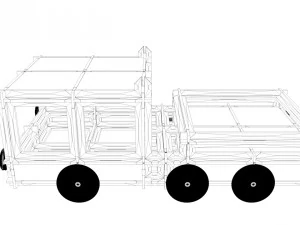 avi&atilde;o de brinquedo - caminh&atilde;o de brinquedo Modelo 3D