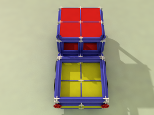 toy plane - toy truck 3D 모델