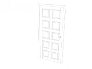 door collection no1 Modèle 3D