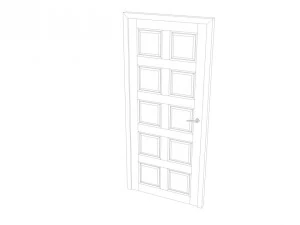 door collection no1 3D Model