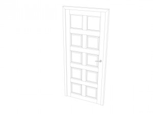 door collection no1 Modèle 3D