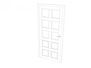 door collection no1 Modèle 3D