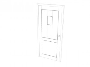 door collection no1 Modèle 3D