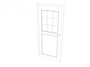 cole&ccedil;&atilde;o de portas no2 Modelo 3D