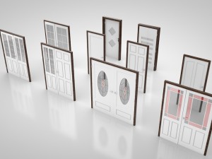 door collection no3 Modelo 3D