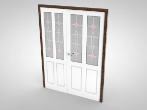 cole&ccedil;&atilde;o de portas no3 Modelo 3D