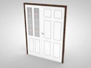 cole&ccedil;&atilde;o de portas no3 Modelo 3D
