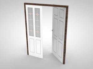 cole&ccedil;&atilde;o de portas no3 Modelo 3D