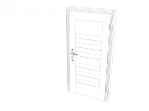 cole&ccedil;&atilde;o de portas no3 Modelo 3D