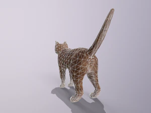 orange cat 3D Model