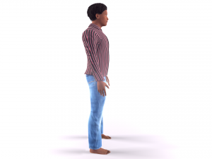 afro man ue4 ready-unity ready Modèle 3D
