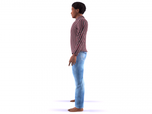 afro man ue4 ready-unity ready Modèle 3D