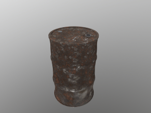 Barrel hq 3D-Modell