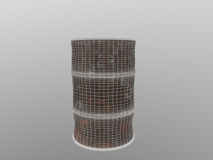 Barrel hq 3D-Modell