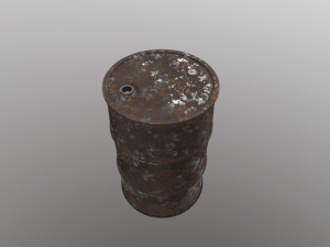 Barrel hq 3D-Modell