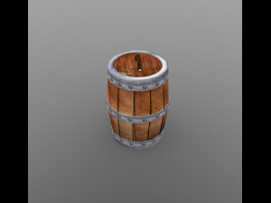 Barrel hq 3D 모델