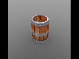 sede del barril Modelo 3D