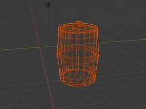 sede del barril Modelo 3D