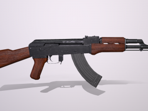 ak47 kalashnikov Modelo 3D