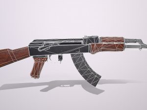 ak47 kalashnikov Modelo 3D