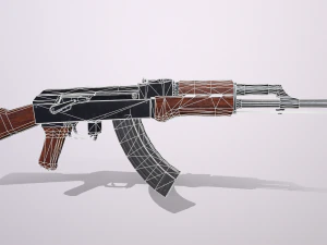 ak47 kalashnikov 3D Model