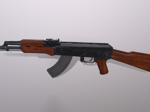 ak47 kalashnikov Modelo 3D