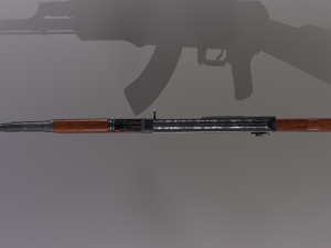 ak47 kalashnikov Modelo 3D