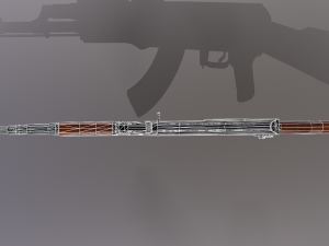 ak47 kalashnikov Modelo 3D