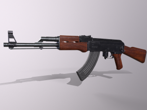 ak47 kalashnikov Modelo 3D