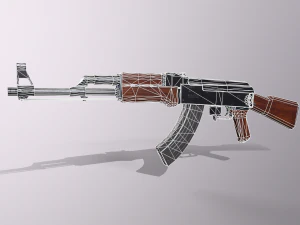 ak47 kalashnikov 3D Model
