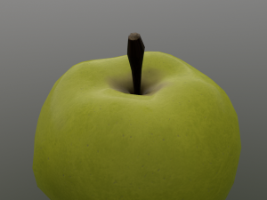 3d apple 3D 모델