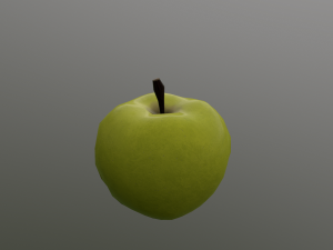 3d apple 3D 모델