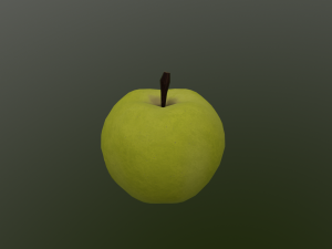 3d apple 3D 모델