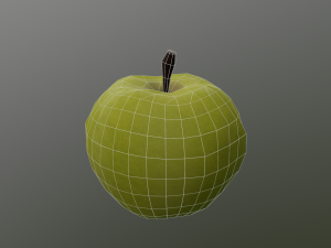 3d apple 3D 모델