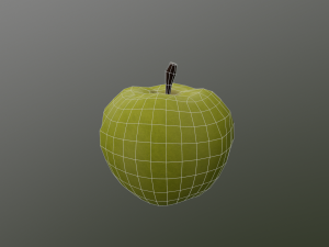 3d apple 3D 모델