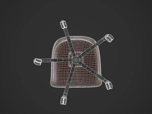 stoel hoog poly 3D Model