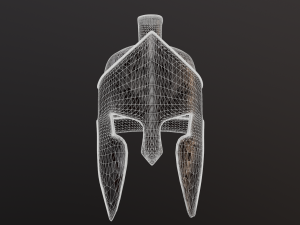 spartan helmet 4k Modello 3D