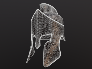 spartan helmet 4k Modello 3D