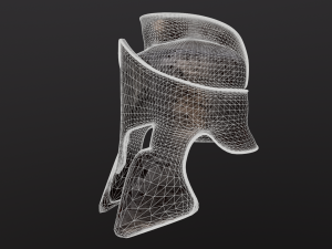 spartan helmet 4k Modello 3D